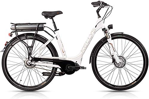 Vélos de montagne électriques : Unbekannt Kellys Vélo Électrique Ebase Shimano Étapes 6000 / 8 Gang Shimano Nexus - Blanc, 19 Zoll (48 cm)