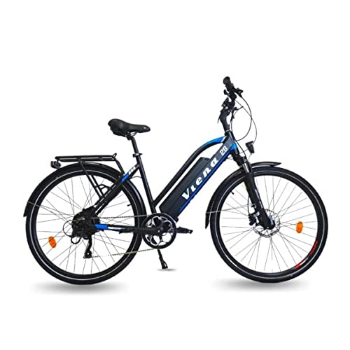Vélos de montagne électriques : URBANBIKER vélo électrique VTC VIENA (Bleu 26"), Batterie Lithium-ION Cellules Samsung 840Wh (48V et 17, 5Ah), Moteur 250W, 26 Pouces, Freins hydrauliques