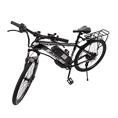 Vélos de montagne électriques : Vélo électrique 26" E-VTT 21 vitesses avec phare LED, vélo électrique Pedelec 250 W avec batterie 48 V / 10 Ah pour homme / adulte, moteur 25 km / h, endurance 20 à 30 km