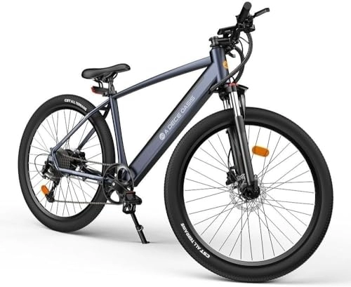 Vélos de montagne électriques : Vélo électrique 27.5" Fat Bike, VTT Velo Electrique E-Bike Urbain avec Un Poids Net 22 kg, écran LCD, 7 Vitesses, jusqu'à 55-90km, Vélo de Ville à Double Disque, Adulte Homme Femme