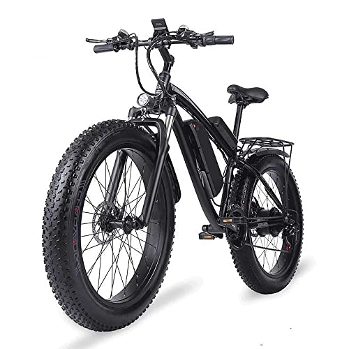 Vélos de montagne électriques : Vélo électrique pliable pour homme et femme, vélo de montagne 26 pouces, fourche avant avec amortisseurs pneumatiques, MX02S