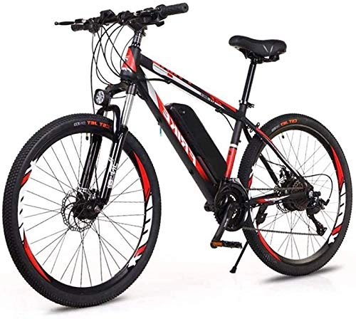 Vélos de montagne électriques : Vélo électrique pour les adultes 26 En vélo électrique avec moteur 250W 36V 8Ah batterie 21 Vitesse du double frein à disque E-bike avec Multi-Fonction compteur intelligent Vitesse maximale 35 km