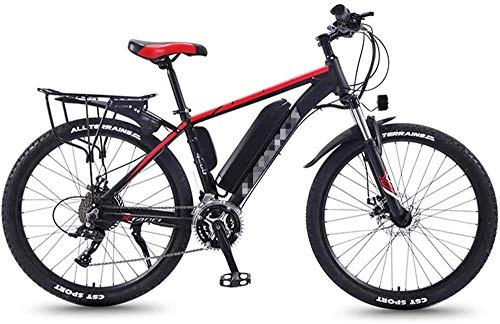 Vélos de montagne électriques : Vélo électrique électrique VTT 36V 350W vélo électrique for adultes, Hommes Vélo de montagne 26inch Fat Tire E-Bike, Vélos en alliage de magnésium eBikes tout terrain, avec 3 modes d'équitation, for l