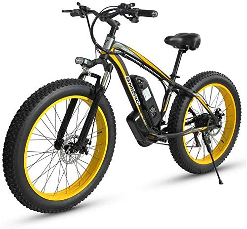 Vélos de montagne électriques : Vélo électrique électrique VTT VTT électrique 500W 26" ebike adultes bicyclette avec amovible 48V 15AH Lithium-Ion 27 - Vitesse for tout-terrain pour les sentiers de la jungle, la neige, la plage