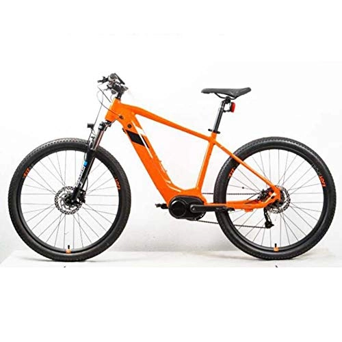 Vélos de montagne électriques : Vélos électriques, 36V14A Alliage d'aluminium Bicyclette 250W Frein Disque Double Adultes Cyclisme Sports Loisirs, Orange