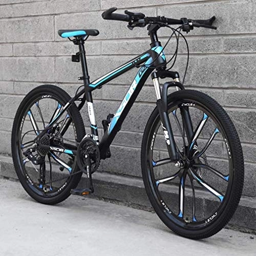 Vélos de montagne électriques : WJSW Vélo Montagne électrique pour Gros pneus pour Adultes, vélos Neige 36V 10Ah Li-Battery 350W, vélo Plage Alliage d'aluminium 27 Vitesses, Roues intégrées Alliage 26 Pouces