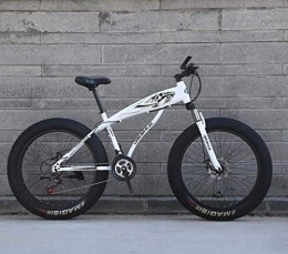 Aoyo Fat Tyre Mountain Bike 24" / 26" 27-Velocità Mountain Bike, Bike Ruota Neve, doppio freno a disco, forte ammortizzante della forcella anteriore, Outdoor Off-Road Beach bici, (Color : C)