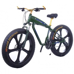 26inch Fat Tire Bike elettrico 48V 10Ah / 15Ah Grande capacit della batteria al litio Citt for adulti e-bike 21/24/27/30 costi di montagna elettrica della bicicletta ( Color : 10Ah , Size : Green )