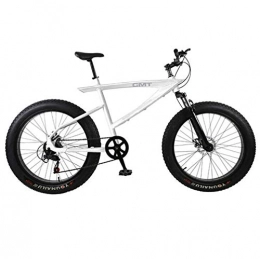 Bbhhyy Bici Ampia Tire Mountain Bike, Mountain Bike, 26" 4, 0 Thick Oversize Pneumatici della Bicicletta (Color : White)