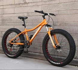 AZYQ Bici AZYQ Mountain bike, motoslitta Hardtail per pneumatici da 26 pollici, telaio a doppia sospensione e forcella ammortizzata per tutti i terreni da uomo S Mountain Bicycle per adulti, Arancione 1, 21Speed