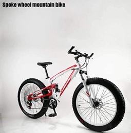 Laicve Bici Bici Mens Fat Tire Mountain Bike Variabile Biciclette per Adulti velocit Neve, Biciclette Beach Cruiser Bikes 4.0 Largo 26 Pollici Ruote