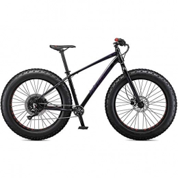 DNNAL Sport Fat Tire Bike, Grandi Mountain Bike 10 velocità, 26-Pollice Ruote, Bici Ibrida Strada per la Mens