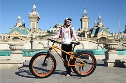 Domrx Bici Domrx 7 / 21 / 24 / 27 velocità 26x4.0 Fat bikee Forcella Ammortizzata per Bicicletta-Orange_26Inch7speed_Russian Federation