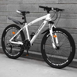 Dsrgwe Bici Dsrgwe Mountain Bike, Mountain Bike / Biciclette, Acciaio al Carbonio Telaio, sospensioni Anteriori e Dual Freni a Disco, 26inch Ruote (Color : A, Size : 21-Speed)