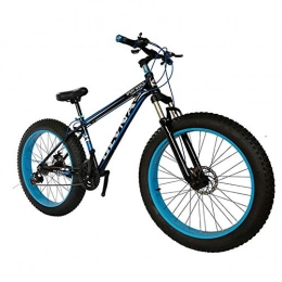 GuoEY Fat Tyre Mountain Bike Fat Bike 26 Dimensioni delle Ruote e Uomini Genere Grasso Bicicletta da Bici da Neve, Moda MTB 21 velocità Sospensione Completa Acciaio Doppio Disco Freno Mountain Bike MTB Bicicletta, A4