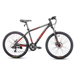 GXQZCL-1 Bici GXQZCL-1 Bicicletta Mountainbike, Mountain Bike, 26inch a rotelle, Lega di Alluminio Biciclette Telaio, Doppio Freno a Disco e Forcella Anteriore, 24 velocit MTB Bike (Color : Red)