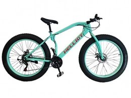Helliot Bikes Fat Tyre Mountain Bike Helliot Bikes Bull Blue, Fatbike Unisex-Adult, Blu, M-L