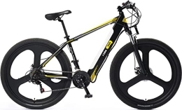 i-Bike Fat Tyre Mountain Bike I-Bike, Mountain Mud Unisex Adulto, Nero Bianco Giallo, 130 x 80 x 40 cm