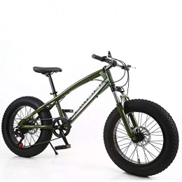 Link Co Freni a Disco con Cambio da 20 Pollici Mountain Bike Beach Fat Tire Snow Bike,Bronze