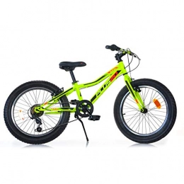 Mediawave Store Bici 20 MTB Plus Dino Bikes Art. 420-UP 6-10 Anni Mountain Bike con Ruote Fat 6V