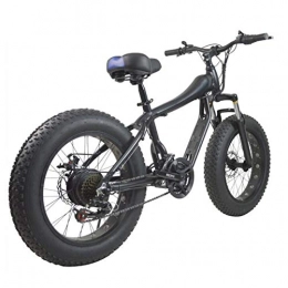 LPsweet Fat Tyre Mountain Bike Mountain Bike, Shift 4, 0 Pneumatico Largo Leggero E Alluminio Folding Bike con Pedali Portable Neve Bicicletta Beach Bike