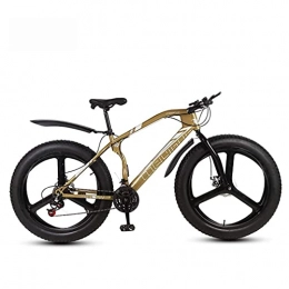 N&I Fat Tyre Mountain Bike N&I Beach Snow Bicycle Fat Tire Mountain Bike for Adults Men Women Foldable High Carbon Steel Frame Full Suspension Bicycle Double Disc Brake Black 24 inch 24 Speed Black 24 inch 30 Speed