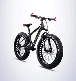 QZ Fat Tyre Mountain Bike QZ Adulti Fat Tire Mountain Bike, Biciclette Lega di Alluminio off-Road Neve, Doppio Freno a Disco Beach Cruiser Biciclette, 26 Pollici Ruote (Size : 30 Speed)