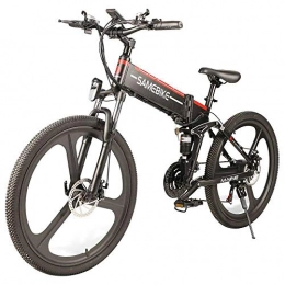 XXL-G Bici 26 '' Bici elettriche pieghevole -Nuova mountain bike pieghevole 2020 agli ioni di litio 48V 10.4Ah, assorbimento degli urti ad alta resistenza e di velocit 21 mountain bike elettriche