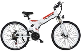ZAMAX Bici Bici elettrica Elettrico Mountain bike, 24 " / 26" Bicicletta ibrida / , Freni Double E-ABS disco meccanico, display a cristalli liquidi (48V12.8Ah) 21 Velocità 5 Power System file di grandi dimensioni