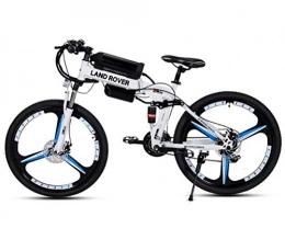 LOO LA Bici Bici elettrica Mountain Bike in e-Bike E-MTB pedelec con Shimano 21 Marce e Rimovibile Batteria Li-Ion 36V 12Ah Double Disc Brakes
