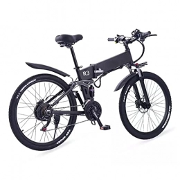 LIU Mountain bike elettrica pieghevoles Bici elettrica pieghevole 750 W, batteria per bici elettrica rimovibile da 12, 8 Ah da 48 V, 21 velocità, pneumatico da 26 pollici Bici elettriche pieghevoli per adulti, bici elettriche per donne e u