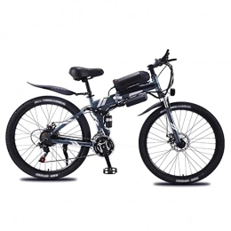 LIU Mountain bike elettrica pieghevoles Bici elettrica pieghevole per adulti Motore ad alta velocità da 350 W, batteria Ebike rimovibile da 10 Ah da 36 V, 21 velocità, pneumatico da 26 pollici Bici elettrica pieghevole per bici elettriche