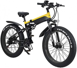 Bici elettriche 26 "Pieghevole per mountain bike elettriche per adulti, 500w watt motore 21/7 velocità spostamento della bici elettrica per la città pendolarismo all'aperto per il ciclismo da viaggio