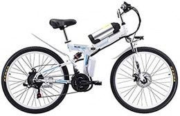 Fangfang Bici Bicicletta Elettrica, 26 '' Pieghevole mountain bike con batteria rimovibile for ioni di litio 48V 8Ah 350W Motore Bike elettrico E-bike 21 Gear E-Bike E-Bike And Tre modalità di lavoro, Nero , Bicicle
