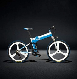 Bicicletta elettrica da bicicletta 26 pollici mini telaio in alluminio pieghevole elettrica mountain bike bicicletta elettrica adatta per gli sport di tutti i giorni e in bicicletta ( Color : White1 )
