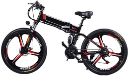 ZJZ Bici Biciclette, Bicicletta elettrica pieghevole per mountain bike Motore 350W 48V, Bicicletta elettrica per pendolari con display a LED, Cerchio in lega di magnesio a 21 velocità per adulti, Carico massim