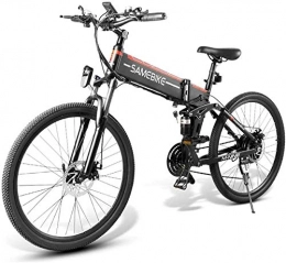 Bike Bici BIKE E-Bike Pieghevole, Bicicletta Elettrica da 26 Pollici 48 V 10, 4 Ah 350 W, Mountain Bike Elettrica Pieghevole 21 Velocità