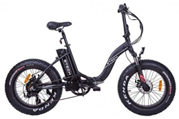 Z-TECH Bici Fat-Bike Bicicletta Elettrica Pieghevole a Pedalata Assistita 20" 500W Z-Tech Nera