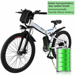 fiugsed Mountain bike elettrica pieghevoles fiugsed - Bicicletta elettrica, Mountain Bike, 26", 36 V, 250 W, Motore Posteriore