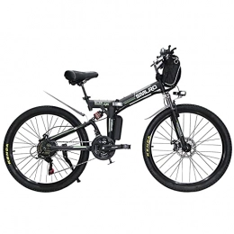 GEETAC Bici GEETAC Ebikes per adulti, Bicicletta elettrica pieghevole MTB Dirtbike, 26