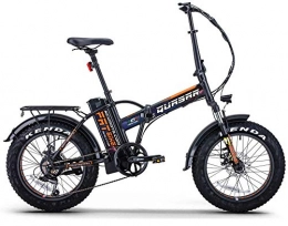 giordanoshop Bici giordanoshop Fat-Bike Bicicletta Elettrica Pieghevole a Pedalata Assistita 20" 250W NCX Moto Quasar Nera