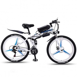 WXX Mountain bike elettrica pieghevoles Lega di Alluminio per Adulti Bicicletta elettrica 26" 350W 36V 8AH Rimovibile agli ioni di Litio Montagna-Bici, per Esterno in Bicicletta Viaggi Work out, 21 Speed
