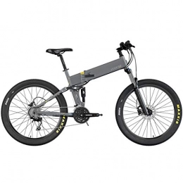 Legend eBikes Bici Legend eBikes Etna - Bicicletta elettrica pieghevole per adulti, batteria da 36 V, 14 Ah, colore: grigio titanio
