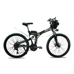 LUNANA Bicicletta Elettrica E-Bike Mountain Bike, Bicicletta elettrica da 26 Pollici Bicicletta elettrica 48V350W Pieghevole Economica a 21 velocità