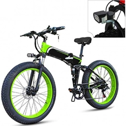 Amantiy Bici Mountain bike elettrica, 26'''Applica di biciclette elettriche per adulti, pneumatici in lega di alluminio Pneumatici ad alta velocità Biciclette biciclette Tutto terreno, 48 V 350-1500W batteria agli
