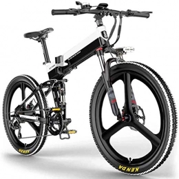 Amantiy Bici Mountain bike elettrica, Bici elettrica per adulti 48 V 10Ah batteria rimovibile agli ioni di litio, telaio in lega di alluminio e la ruota in lega di magnesio ultra-leggero, hanno tre modalità di equ