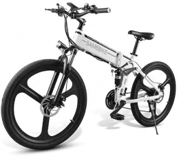 Generic Bici Mountain bike elettrica Bicicletta elettrica pieghevole da 26 pollici 350W 48V 10AH Mountain bike elettrica per adulti