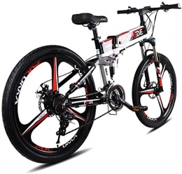 LIMQ Bici Mountain Bike Elettrico Bicicletta Elettrica 26 '' da 500 W con Batteria agli Ioni di Litio Rimovibile 48 V / 12 5 AH per Adulti 21 velocità 7 Marce Trasmissione velocità 33 Km / H