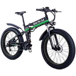 MSHEBK Bici MSHEBK Bici elettrica da 26 pollici per adulti, Biciclette elettriche Mountain Bike, Batteria al litio rimovibile da 48 V 12, 8 Ah, Shimano 7S Gears, Forcella ammortizzata chiusa