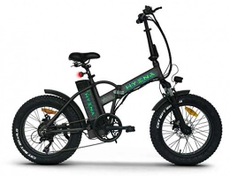 ncx moto Bici ncx moto Fat-Bike Bicicletta Elettrica Pieghevole a Pedalata Assistita 20" 250W Nero Verde / Azzurro